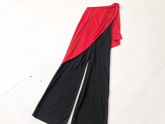1980s Frederick’s of Hollywood One Shoulder Jumpsu