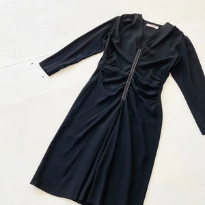 1970s Saint Laurent Rive Gauche Diamanté Dress