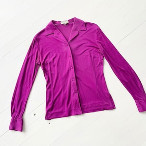 1970s Emilio Pucci Royal Purple Shirt