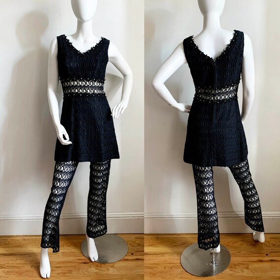 1960s Lace Two Piece Set