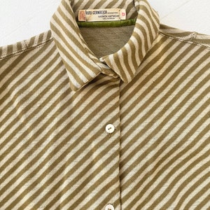 1960s Rudi Gernreich Diagonal Striped Wool Shirt image 2
