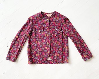 1970s Floral Cotton Jacket