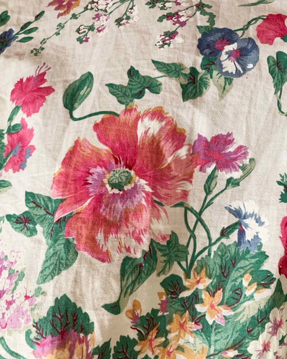 1980s Floral Sun Dress - image 3