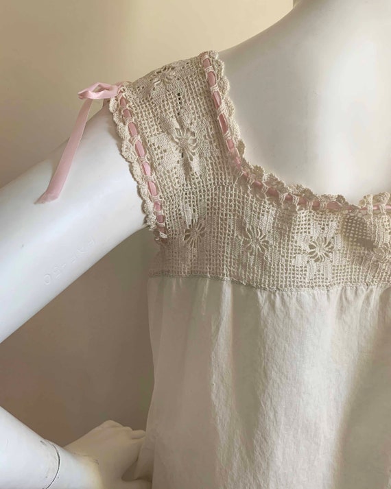 Antique 1910s Crochet Romper - image 4