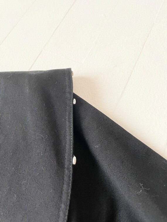1980s Black Double Breasted Jacket - image 4