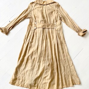 Edwardian Gold Silk Car Coat image 5