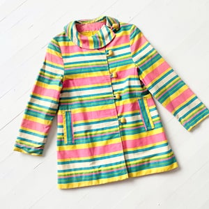 1960s Striped Cotton Jacket