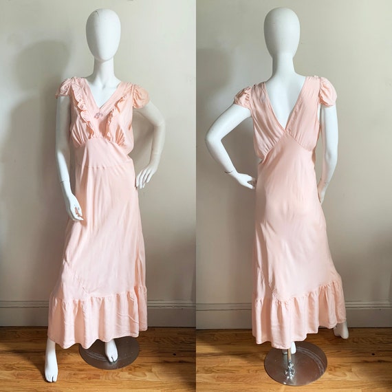 1930s Lady Edso Full Rayon Slip