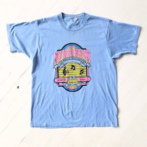 1980s Blue Nickelodeon T-Shirt image 1