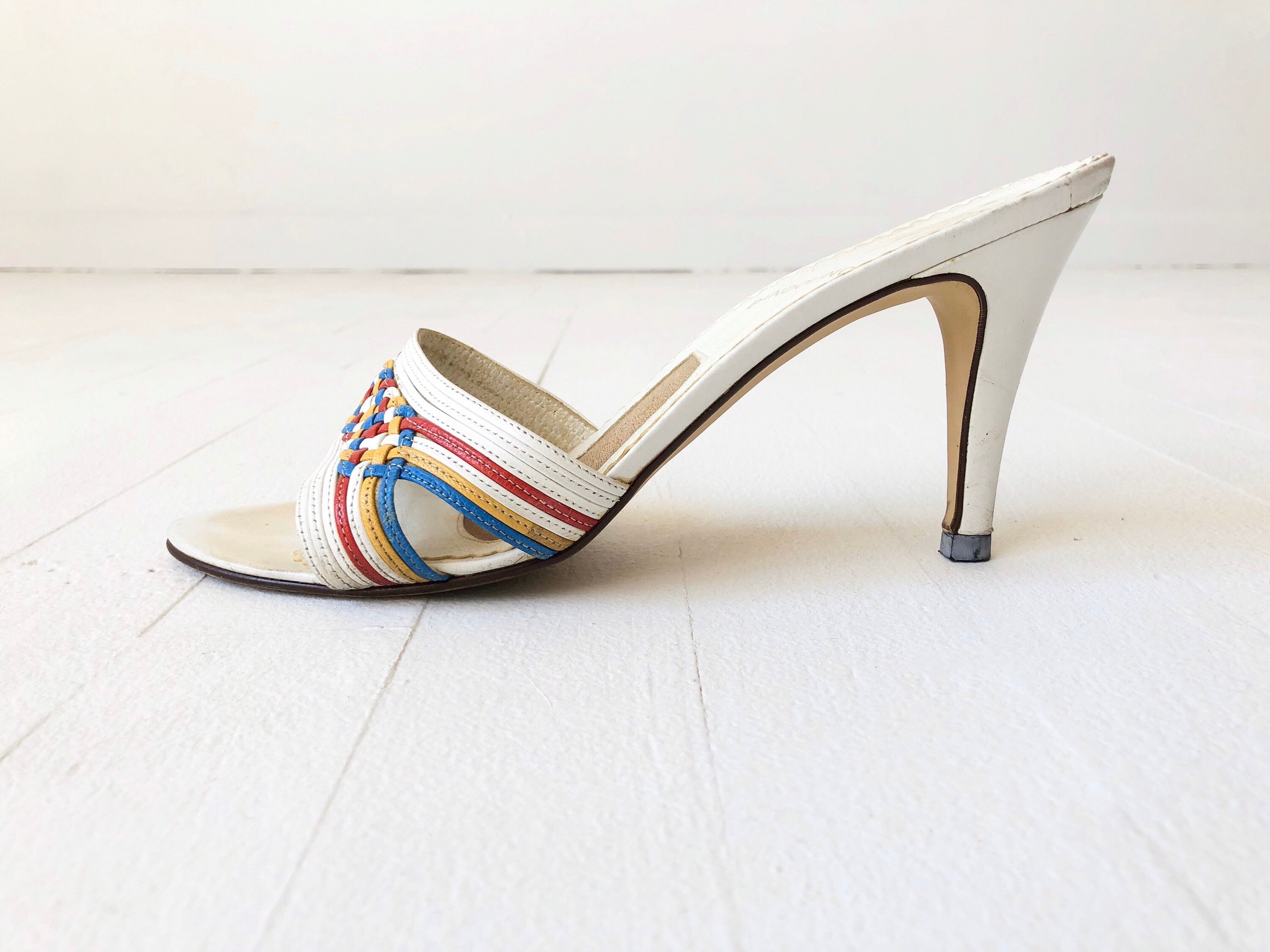 Springolator Mules 1960s Woven Mules - Etsy