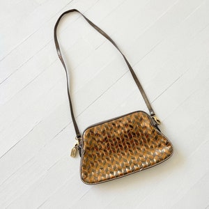 1980s Woven Metallic Bag