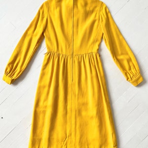 1960s Marigold Long Sleeve Dress image 4