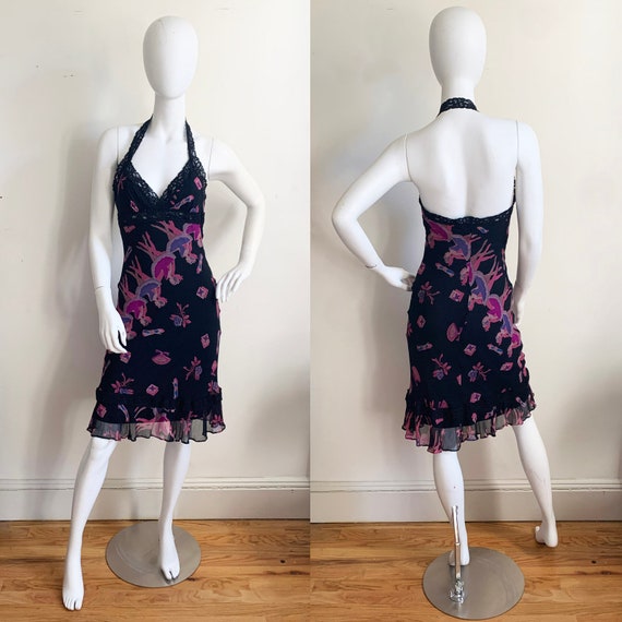 Vintage Betsey Johnson Ballerina Print Dress