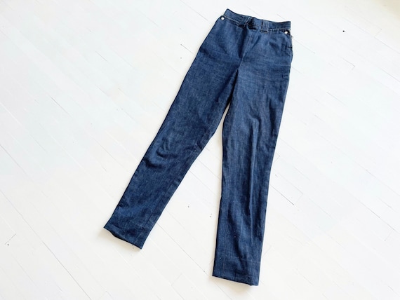 Vintage 1950s RANCH CRAFT Side Zipper Women's Jeans