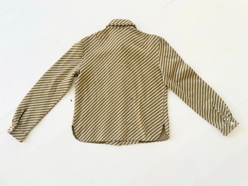 1960s Rudi Gernreich Diagonal Striped Wool Shirt image 4