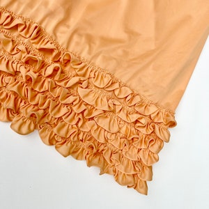 Donald Brooks Peach Ruffle Slip image 7