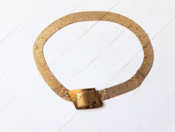 1970s Gold Mesh Belt - image 3