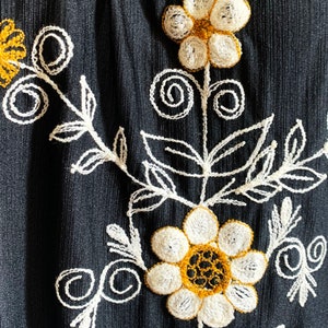 Vintage Embroidered Floral Dress image 4
