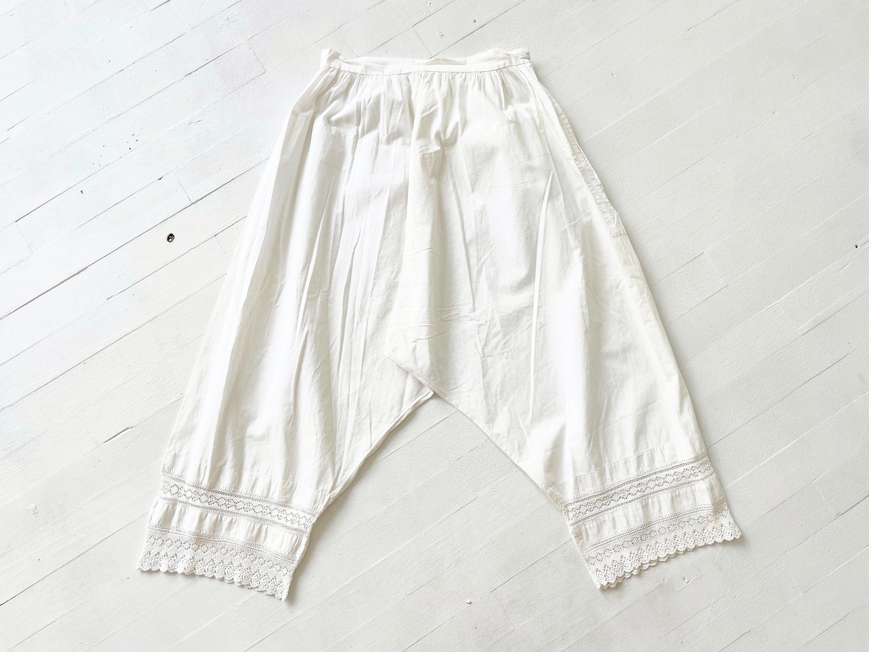 【HALLELUJAH】Victorian Bloomers Off white Victorian Bloomers – French Meadows