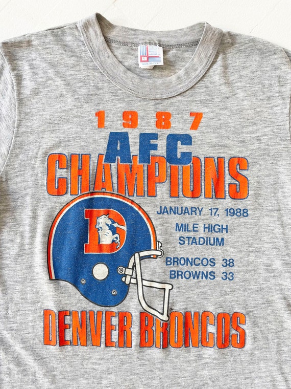 1987 “AFC Champions Denver Broncos” Tee - image 2