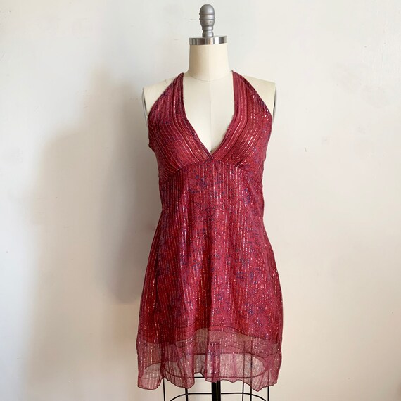 1990s Indian Cotton Gauze Dress