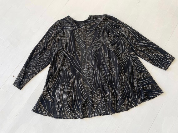 1980s Black Glitter Jacket - image 5