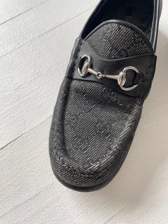 1990s Gucci Monogrammed Loafers - image 4