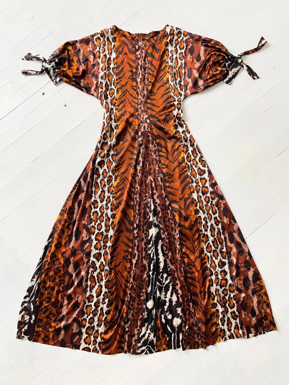 Vintage Mixed Animal Print Dress - image 3