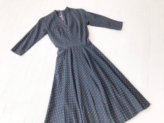 1940s Polka Dot Tea Dress
