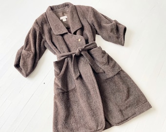 1980s Claude Montana Brown Alpaca Wool Coat