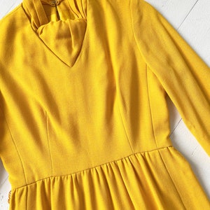 1960s Marigold Long Sleeve Dress image 2
