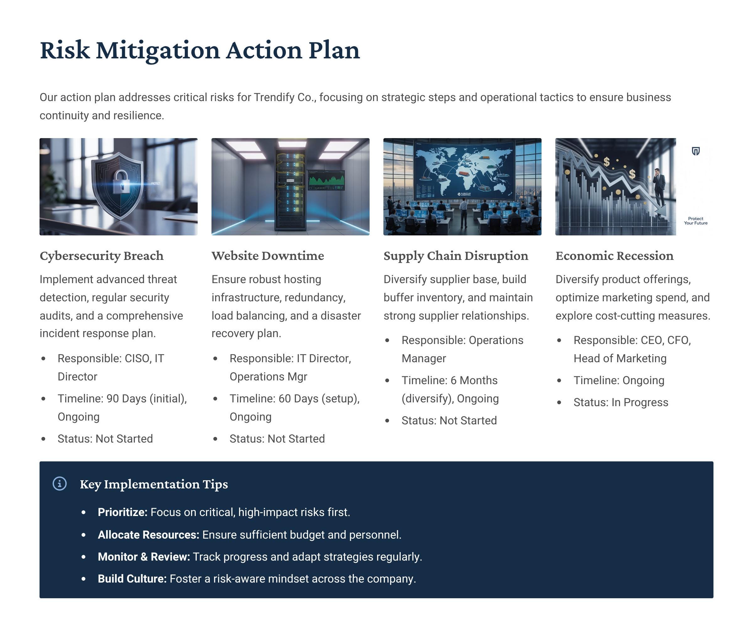 Risk Assessment Matrix Template PPT | Editable Stakeholder Report ...