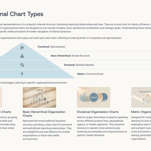 Organisational editable charts with instructions and examples