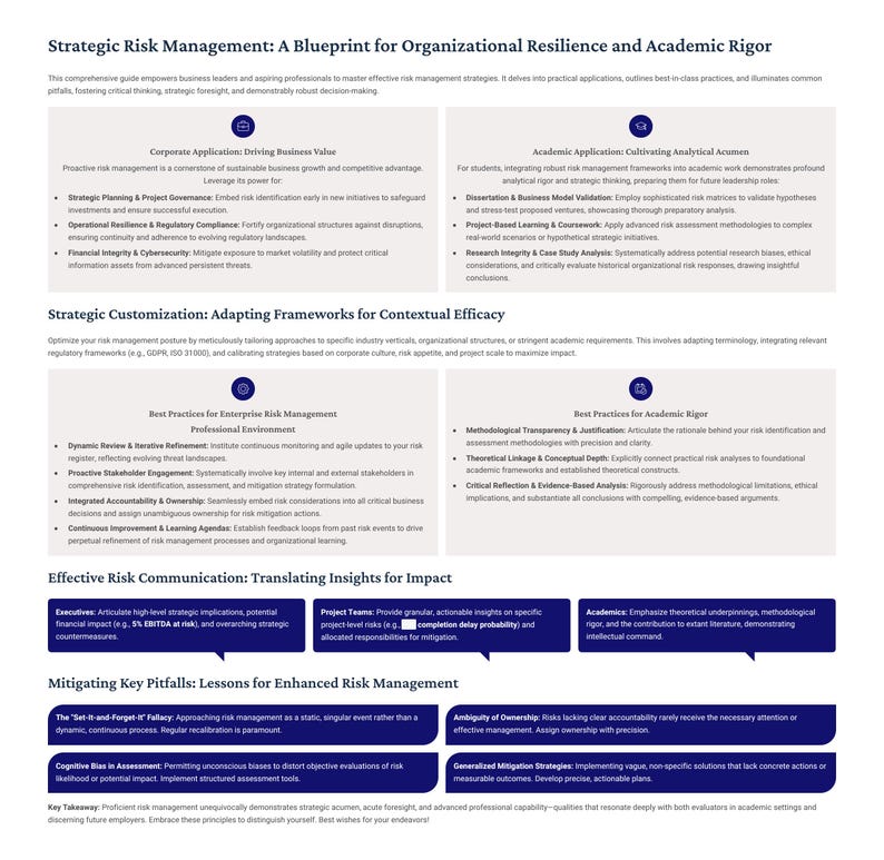 Risk Management Template Pack | Matrix + FREE Register (PPT) - Etsy ...