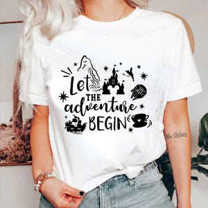 Gepersonaliseerde Disney-reis shirts, Disneyland shirts, Disney vakantie T-shirt, Disney familie bijpassende shirt, magisch kasteel shirt, Disneyworld