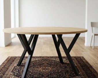 Base de mesa de comedor de lujo estilo Y, patas de escritorio minimalistas de estilo industrial, patas de muebles de acero de alta resistencia.