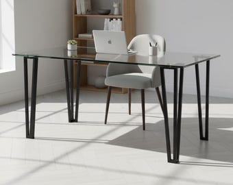 Luxury V-Shaped Hairpin Table Legs (Set of 4) - Modern Metal DIY Desk Legs