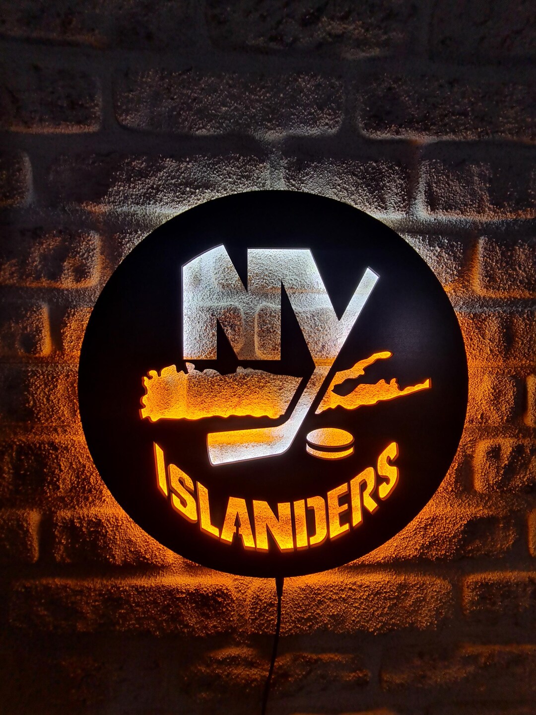 New York Islanders Led Lighted Sign, Ny Islanders Ice Hockey Team ...