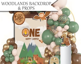 WOODLANDS ANIMAL cutouts props set Coroplast plastic props cutouts party decor decorations for Birthdays Kids parties Celebrations