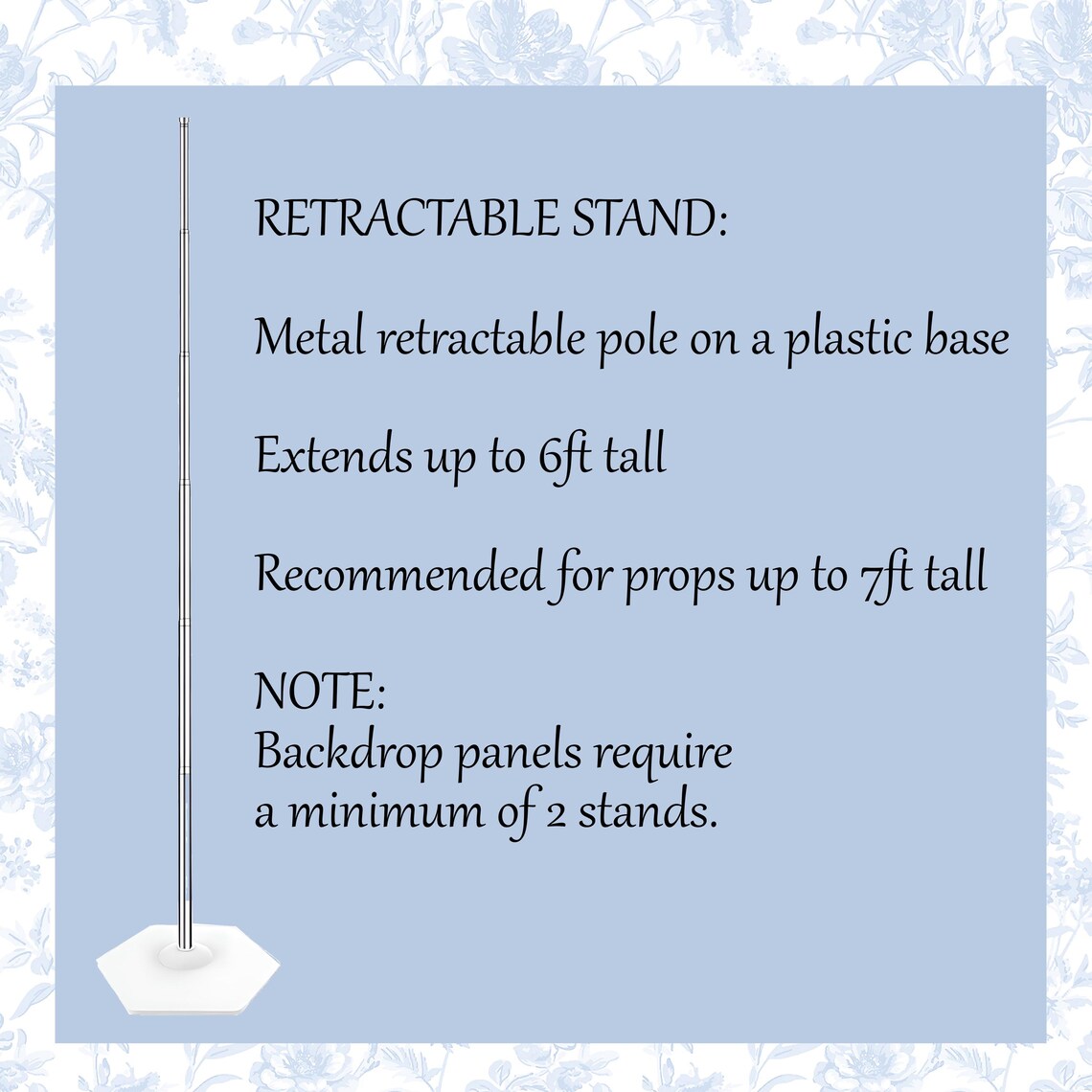 Stand Only Examples ADD ON to Order ONLY: Retractable Stands, Yard Stakes, Cardboard Stands ...