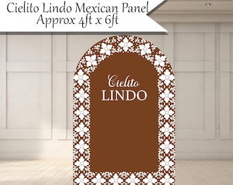 4'x6' CIELITO LINDO PAPEL Picado Backdrops set Coroplast plastic props cutouts party decor decorations for Birthdays parties Celebrations