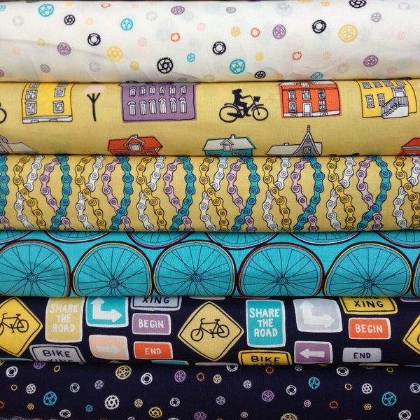 Ride Fat Quarter bundle by Julia Rothman for Windham Fabrics