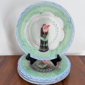 Kosta Boda Tulip Plates - Etsy