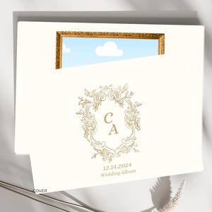 Álbum de recortes de boda / Álbum de fotos de boda / Recuerdo de boda / Guardafotos de boda / Plantilla Canva