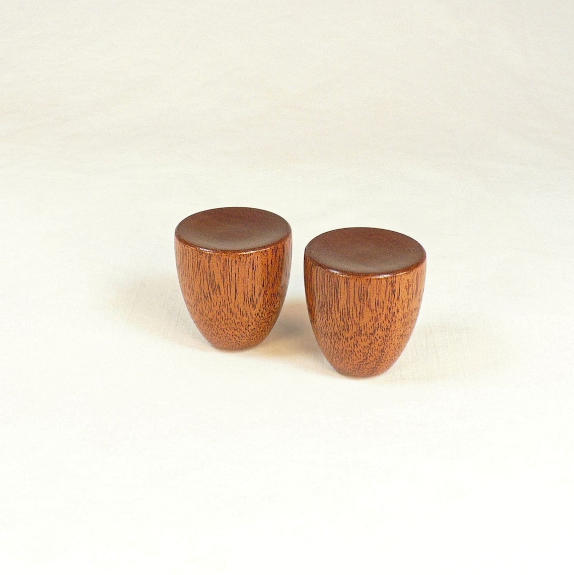 Wood Lamp Finial Mahogany Cup Pattern 7 1.5 tall x Etsy