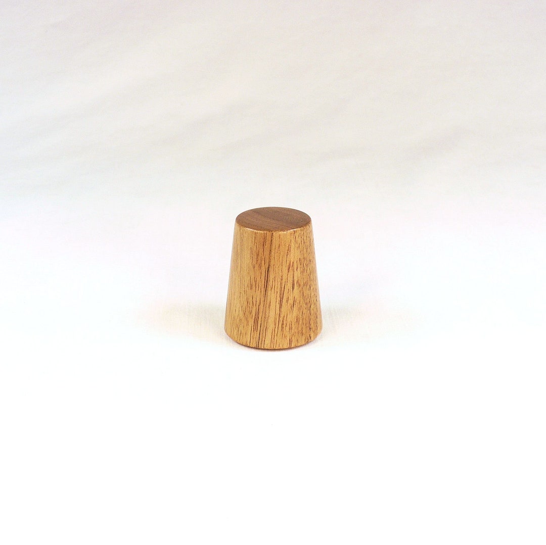 Wood Lamp Finial Butternut Taper Pattern 1, 1.5 Tall X 1.25 Dia Etsy