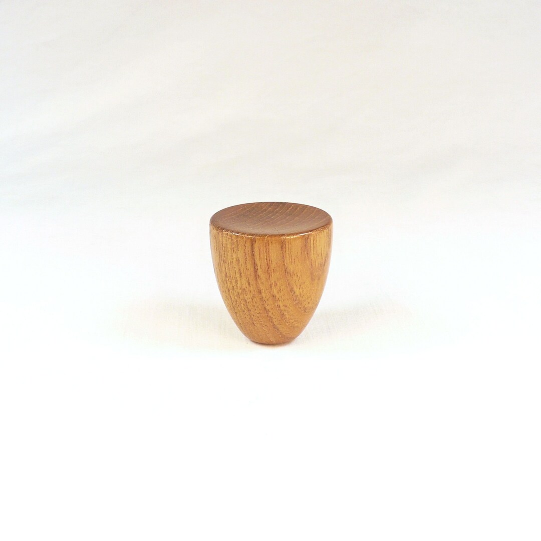 Wood Lamp Finial Teak Cup Pattern 7, 1.5 tall x 1.4 diameter Etsy.de