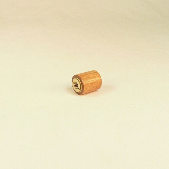 Spalted Maple Wood Small Drum Pattern 17 Mini Lamp Finial Spalted Maple Wood Small Drum Pattern 17 Mini Lamp Finial