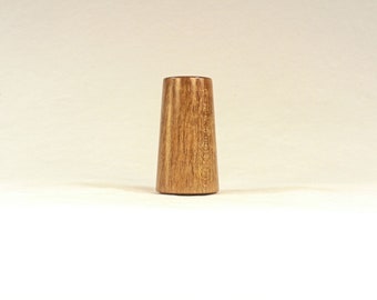 Wooden Lamp Finial Spalted Maple Taper 8, 2.25" Tall x 1.25 Diameter