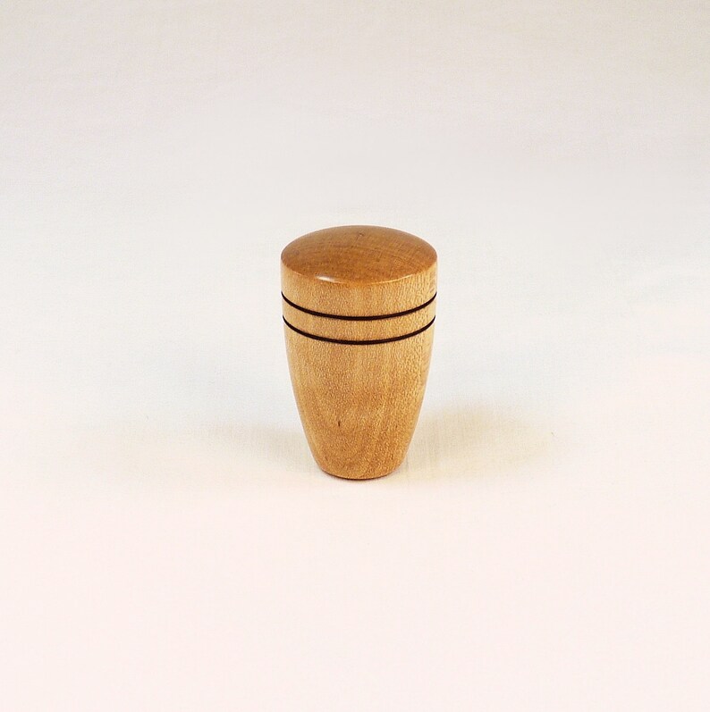 Wood Lamp Finial Curly Maple Dome Pattern 1 1.75 Tall X Etsy